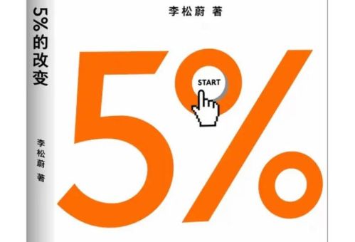 李松蔚5%的改变,《5%的改变》电子书?