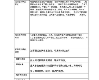 适合高中生做的研究性课题,高一年级研究性课题范例?