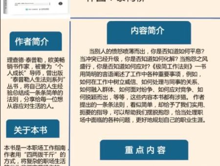 《機简工作法则》读后感